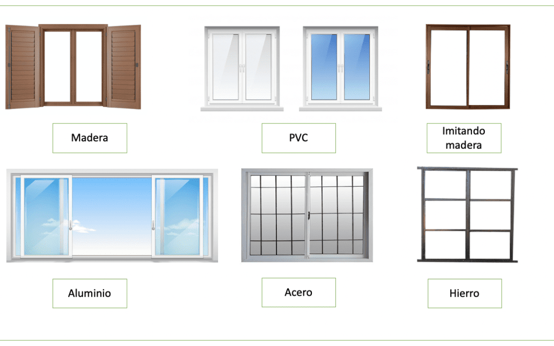 6 Tipos de materiales de ventanas